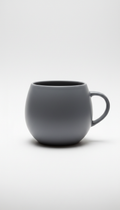 Slate Gray oversized ceramic mug