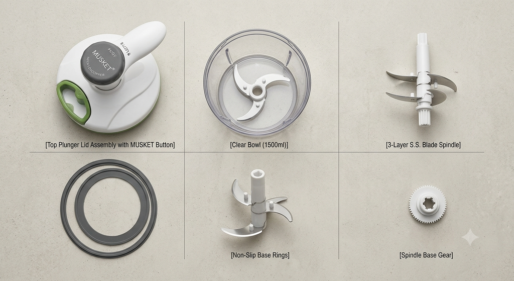 Manual Hand Push Vegetable Chopper